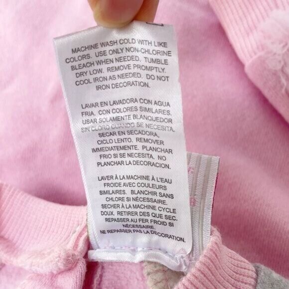 Girls Pink Fleece Sweater Sz 18 M Duck Duck Goose - Picture 10 of 10